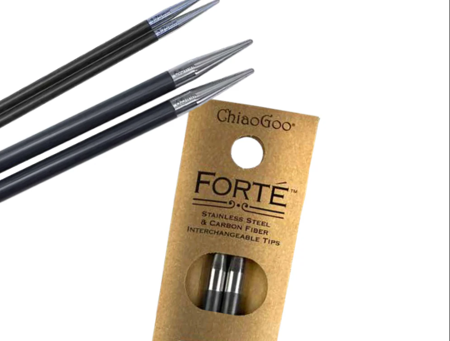 Съемные металлические спицы без лески ChiaoGoo Forte, длина спицы 13 см
