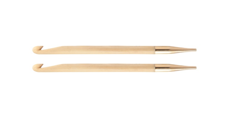 Бамбуковый тунисский крючок KnitPro Bamboo, без лески. 6,5 мм. Арт.22528