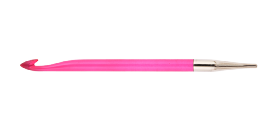 Акриловый крючок для тунисского вязания KnitPro Trendz, без лески. 5,5 мм. Арт.51352