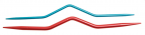 Набор вспомогательных изогнутых спиц для вязания кос KnitPro, 2 шт, 2.5 мм, 4 мм. Арт.45501