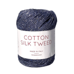 Cotton silk tweed