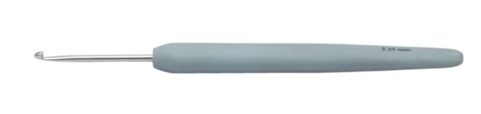 Алюминиевый крючок KnitPro Waves с мягкой ручкой. 2,25 мм. Арт.30902