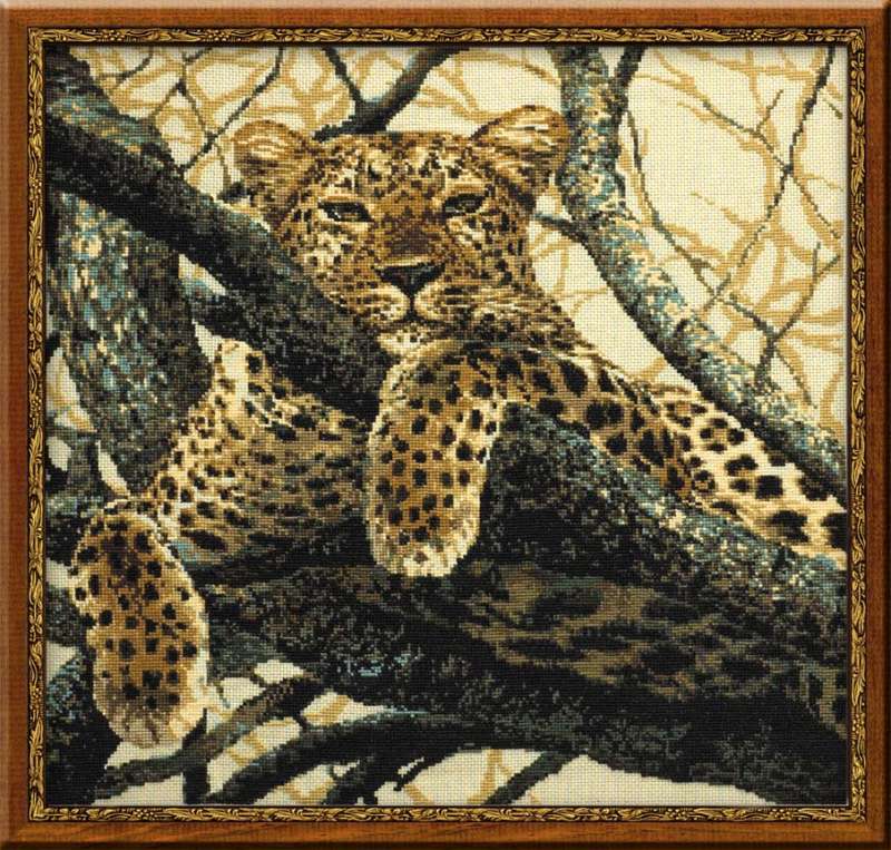 Набор для вышивания крестом «Леопард» (937)