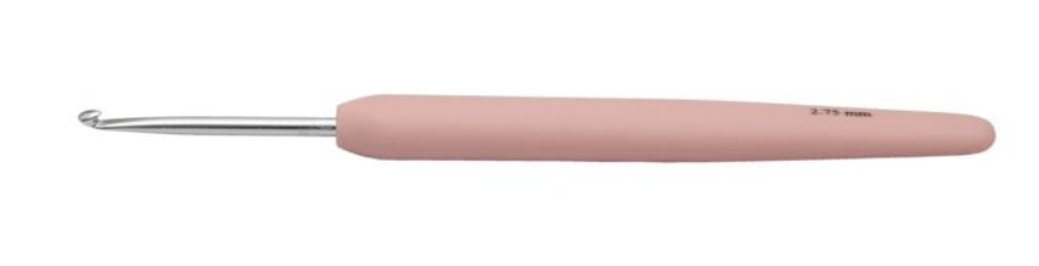 Алюминиевый крючок KnitPro Waves с мягкой ручкой. 2,75 мм. Арт.30904