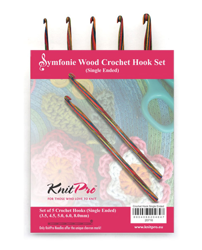 Набор деревянных крючков Symfonie Wood KnitPro, арт. 20716