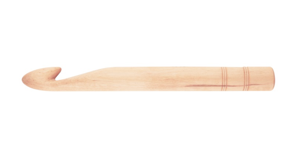 Деревянный крючок KnitPro Jumbo Birch. 30 мм. Арт.35713