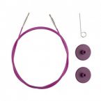Фиолетовая леска для съемных спиц KnitPro, 150 см. Арт.10505
