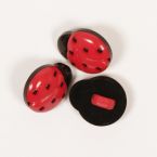 Пуговица Drops пластик Ladybug (14мм) #550
