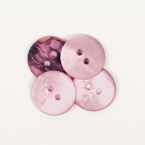 Пуговица Drops жемчуг Round (pink) (15mm) #622