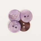 Пуговица Drops жемчуг Round (Purple) (15mm) #619